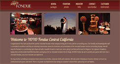 Desktop Screenshot of fresnochocolatefountains.com